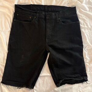 Levi's Men's Black Jean Shorts